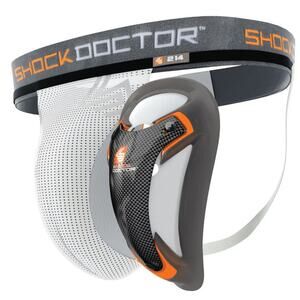 Shock Doctor Teen Ultra Carbon Flex Cup Supporter Impact Shield Gel Perimeter